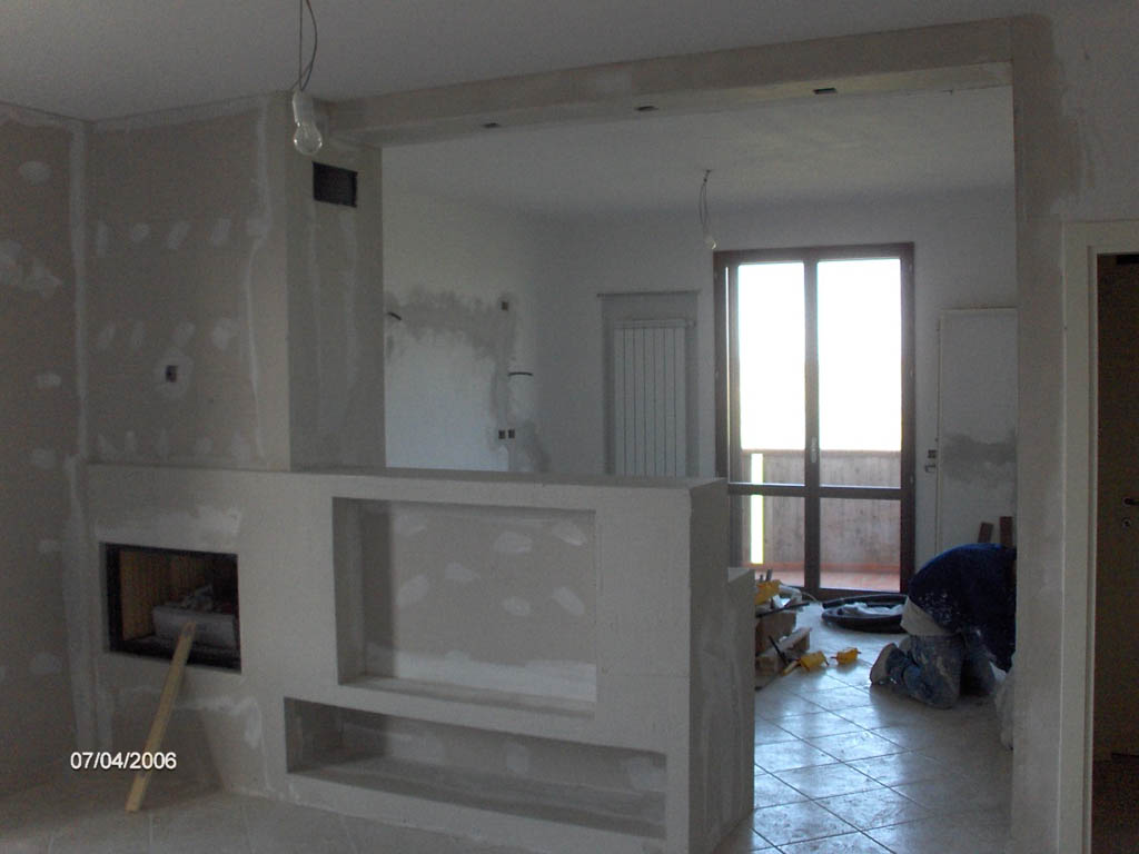 Idee parete soggiorno in cartongesso : idee arredamento bagno ... Disegno Cartongesso Soggiorno
